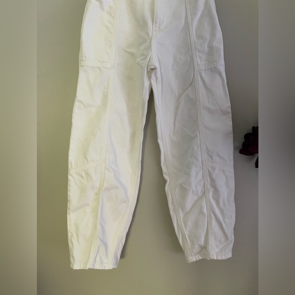 Zara Cargo Pants In White Size 2 - Picture 4 of 10